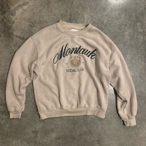 Lazy Sunday “Montauk Social Club” Crewneck Sweatshirt